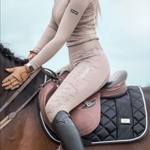 HorseGloss Gigi technical full seat silicone riding legging high waist XS